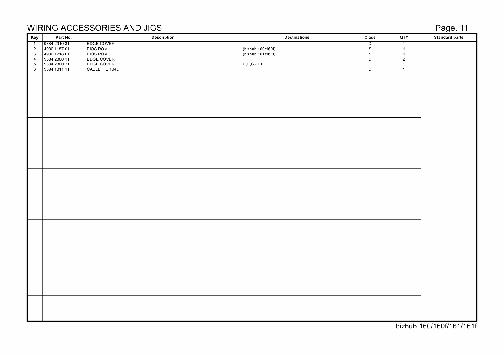 Konica-Minolta bizhub 160 160f 161 161f Parts Manual-4